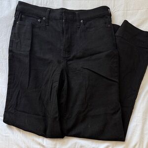 J. Crew Black Flare High waist jeans